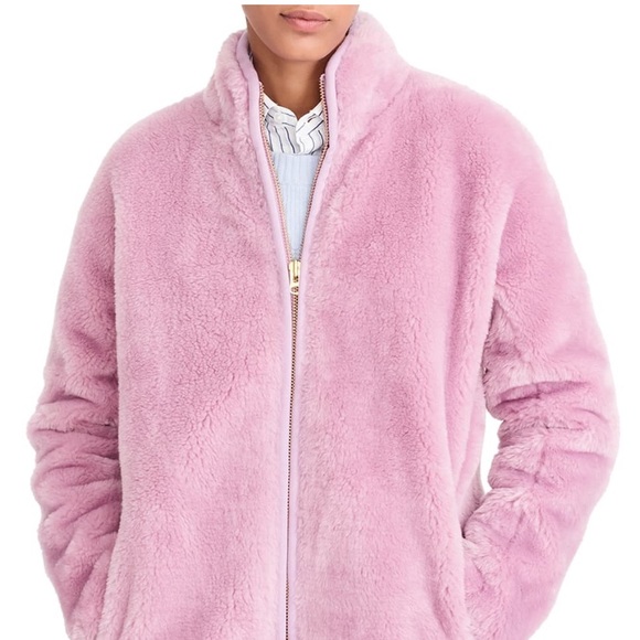 J. Crew Jackets & Blazers - J Crew Zip Up plush fur teddy coat